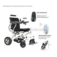 KSM-602 Aluminum Lightweight Folding Power Electric Wheelchair Manufacturer For Sale
