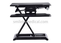 KSM-SDR Height Adjustable Desk Electric Sit Stand Office Standing Desk with USB Charge , Manual Sit Stand Desk Converter
