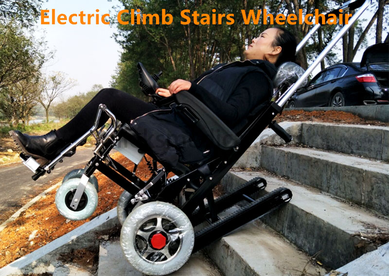 KSM Aluminum Electric Wheelchair Price Portable Power Stair Climbing Wheelchair Manufacturer